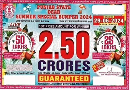lottery official gazette.
